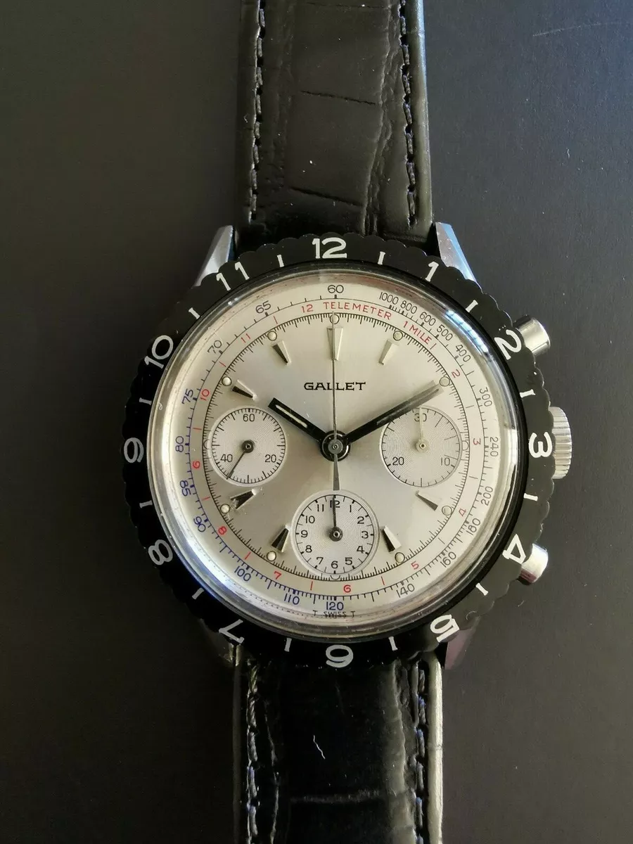 Vintage gallet online chronograph