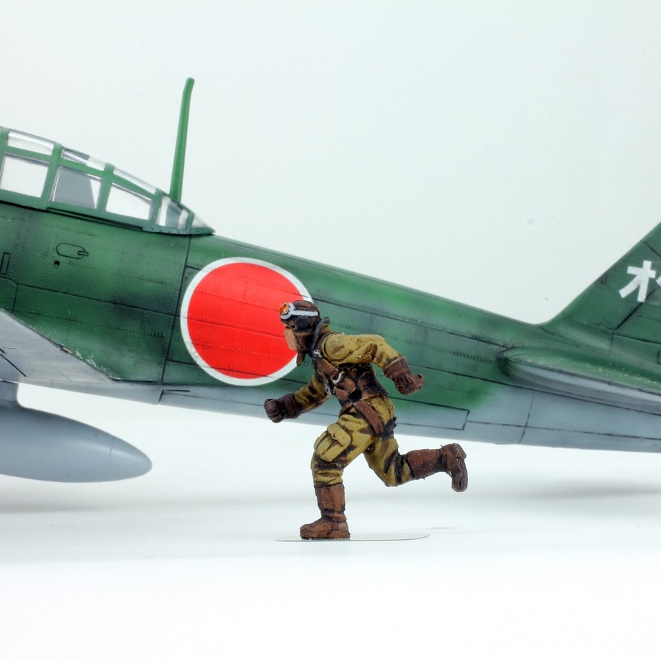 Prévente ProPainted 1:48 Pilote Japonais Assis WW2 (sans Avion