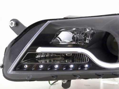 Led Light Tube Scheinwerfer in schwarz für VW Passat 3C B7 10.10-10.2014 - Bild 4 von 4