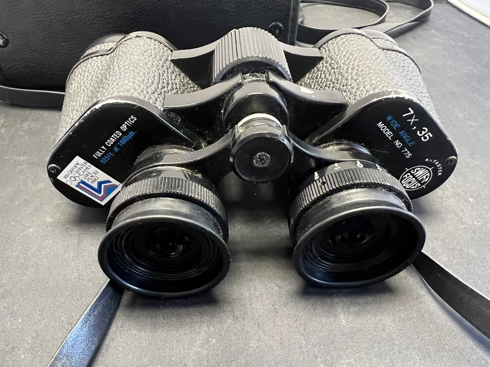 Vtg. Swift Focus Binoculars Model 775 “Olympic” Coated 7 X 35!! RARE!! - Image 2 of 4