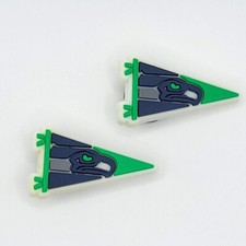 NFL Seattle Seahawks Football Team For Crocs Shoe Charms Jibbitz - 2 pieces
