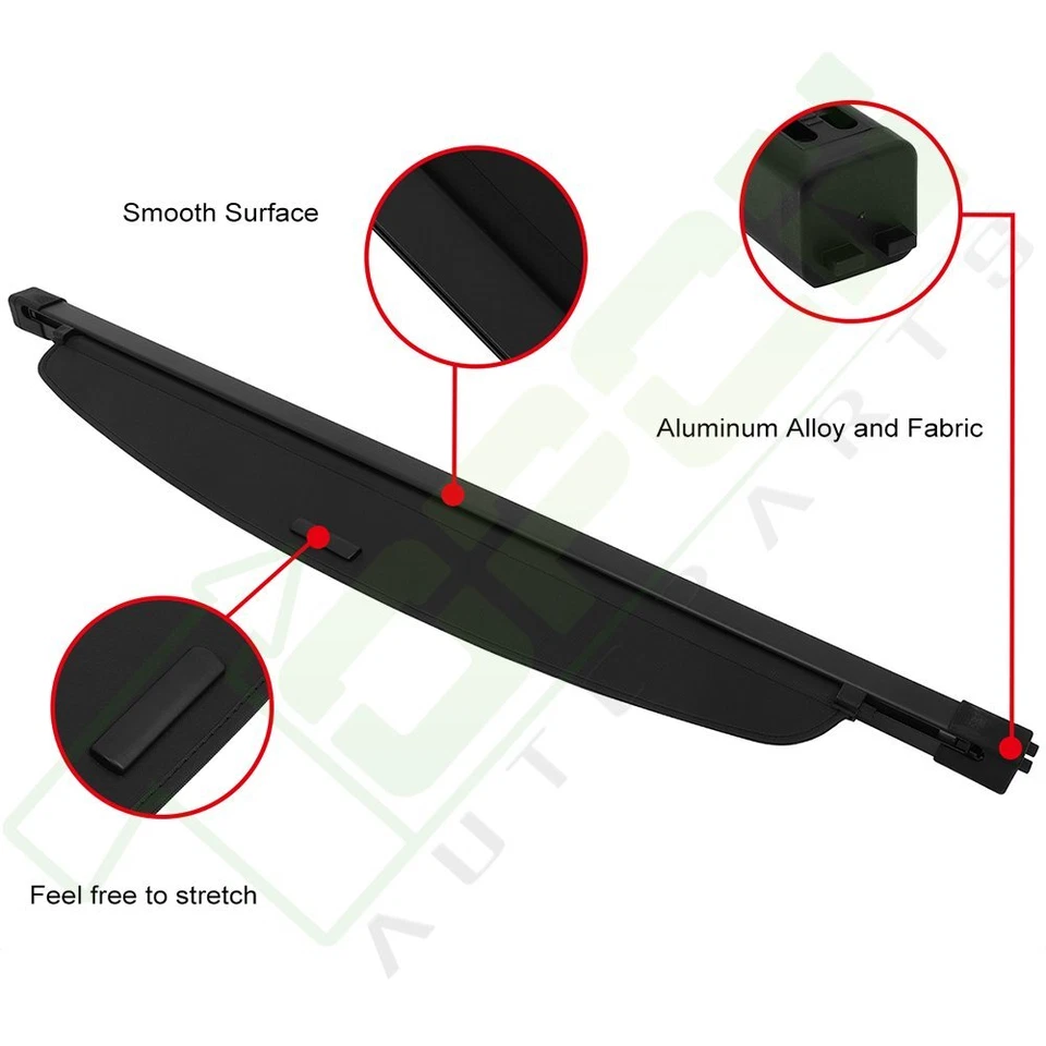 Retractable Rear Trunk Cargo Cover For 2006 07-2013 Land Rover Range Rover Sport - Imagem 3 de 4