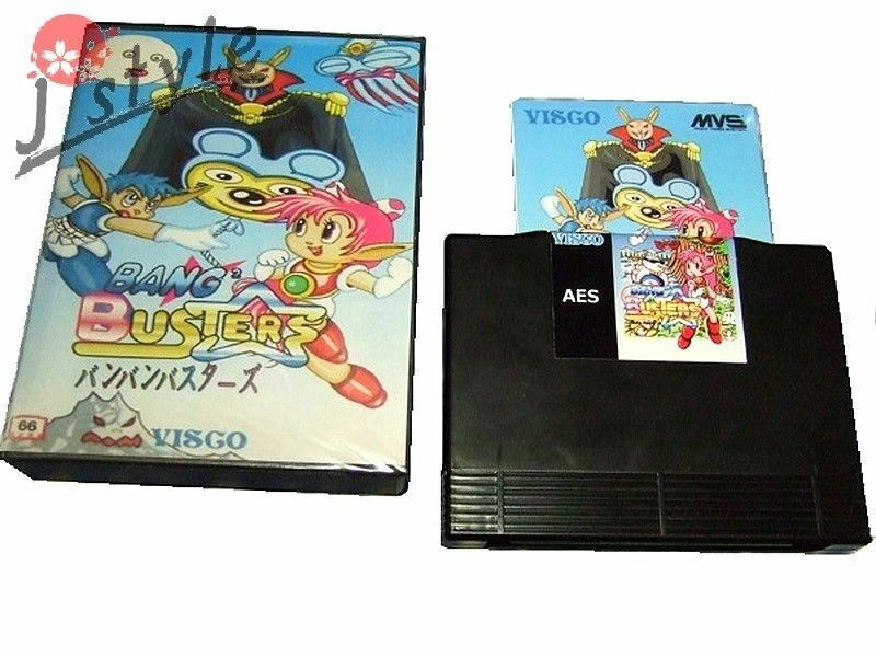 NEO GEO AES ROM Bang Bang Busters MVS Convert Japan