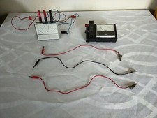 UNILAB Amperometro FISICA volt Dual Range Analogico VINTAGE PHILIP HARRIS voltmetro