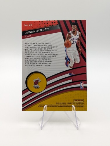 Jimmy Butler 2019-20 Panini Revolution Vortex #27 Heat - Picture 2 of 2