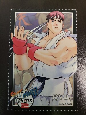 1993 Nintendo Power Ryu Trading Card Street Fighter Alpha 2 Capcom