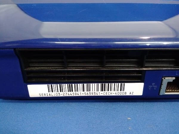 PS3 Azurite Blue CECH 4000B 250GB Console only PlayStation 3 Super