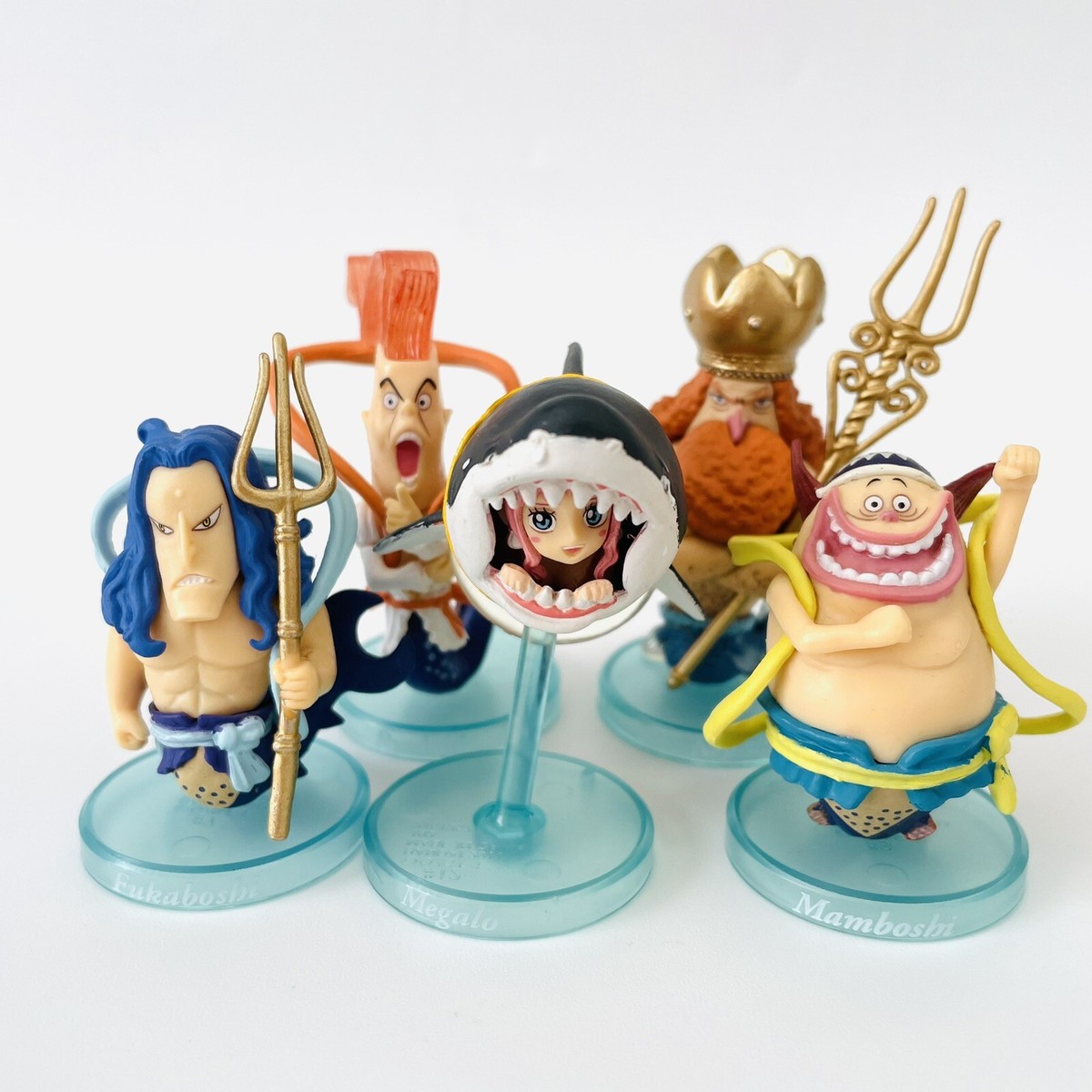 One Piece Fish-Man Island Arc Mini Figure 5 pcs Shirahoshi Megalo 