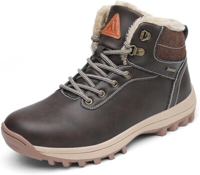 Mishansha Men's Women's Boots Winter Waterproof Hiking Shoes