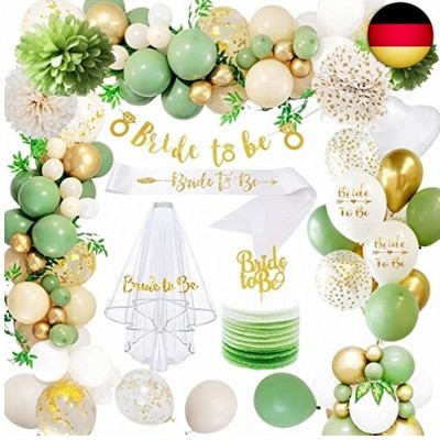 JETKONG Junggesellinnenabschied-Set – Krone, Schärpe & Schleier In Dunkelblau