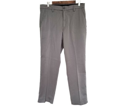 Amazon Essentials Men s Golf Pants Size 34WX31L Grey Classic Fit Pockets NWT