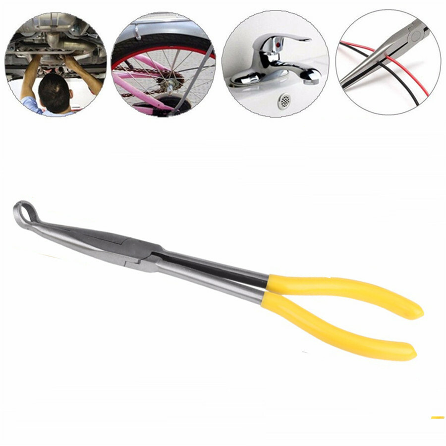 O-shape Spark Plug Pliers Offset Tip Spark Plug Wire Boot Puller Removal Tool