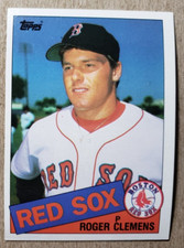 1985 Topps Roger Clemens RC #181 Boston Red Sox