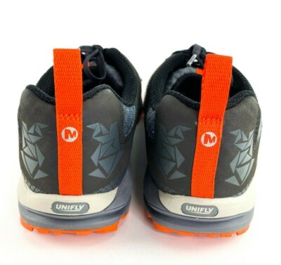Mens Merrell Grey Orange Unifly Hiking 