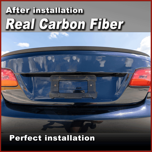 Alerón trasero de carbono maletero labio alerón para BMW SERIE 3 E92 325i M3 Coupé  - Imagen 4 de 13