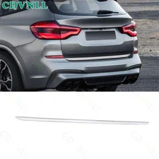 For BMW X3 G01 2018-2021 Chrome Silver Rear Tailgate Trunk Lid Strip Trim 1PCS