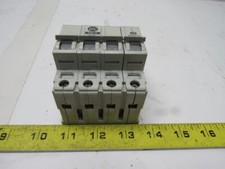 A-B Allen Bradley 1492-CB3 H100 10A 4 Pole Circuit Breaker Rail Mount