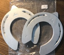 ACR Aluminum Horseshoes, 100-4 Wide Webbed Shoe, Farrier, For Injuries, 1 Pair