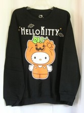 Hello Kitty Halloween Graphic Sweatshirt Ladies Sanrio 2024 Size XL NWT