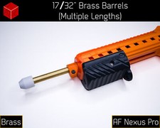 Barriles de latón de 17/32 pulgadas (múltiples longitudes) para Adventure Force Nexus Pro/Nexus
