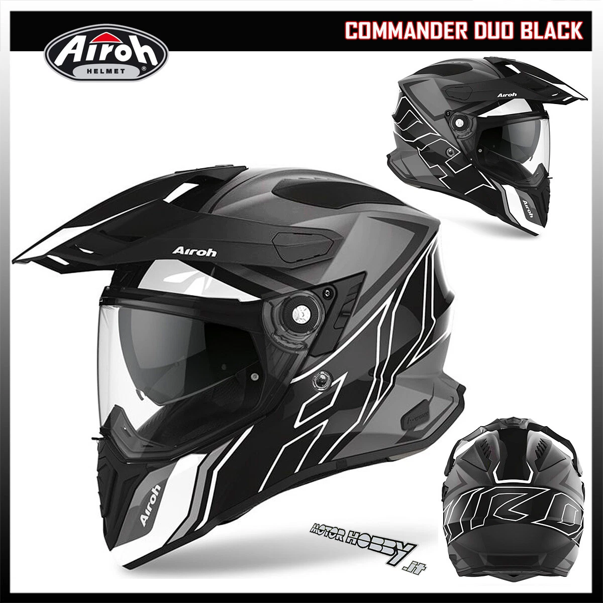 Airoh commander cheap duo helmet