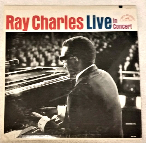 Ray Charles (1964 Vinyl LP Playtested ABC500 Wallace Davenport) Live In Concert
