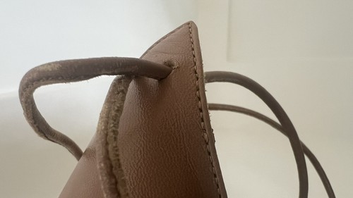 Women’s aquazzura 38 Heels Shoes Beige Leather Straps Pointy - Picture 16 of 17