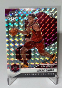 2020-21 Panini Mosaic Isaac Okoro RC Rookie NBA Debut Silver Prizm #271