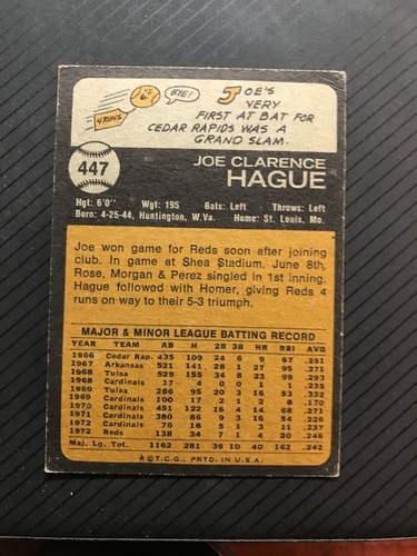 1973 Topps Baseball Cards Singles 300-660 Complete Your set You U Pick - Picture 264 of 334