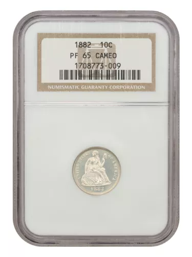 1882 10C NGC PR65CAM
