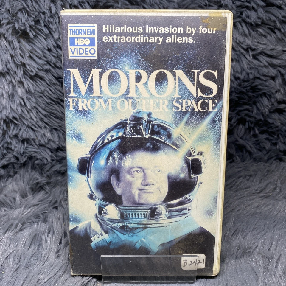 Morons from Outer Space VHS Tape Thorn EMI HBO Video Mel Smith Griff Rhys Jones Foto 2 de 4