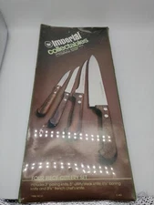 Vintage Imperial Knife Co. 4 Piece Cutlery Set C-4G Chef's/Paring/Steak/Boning!!