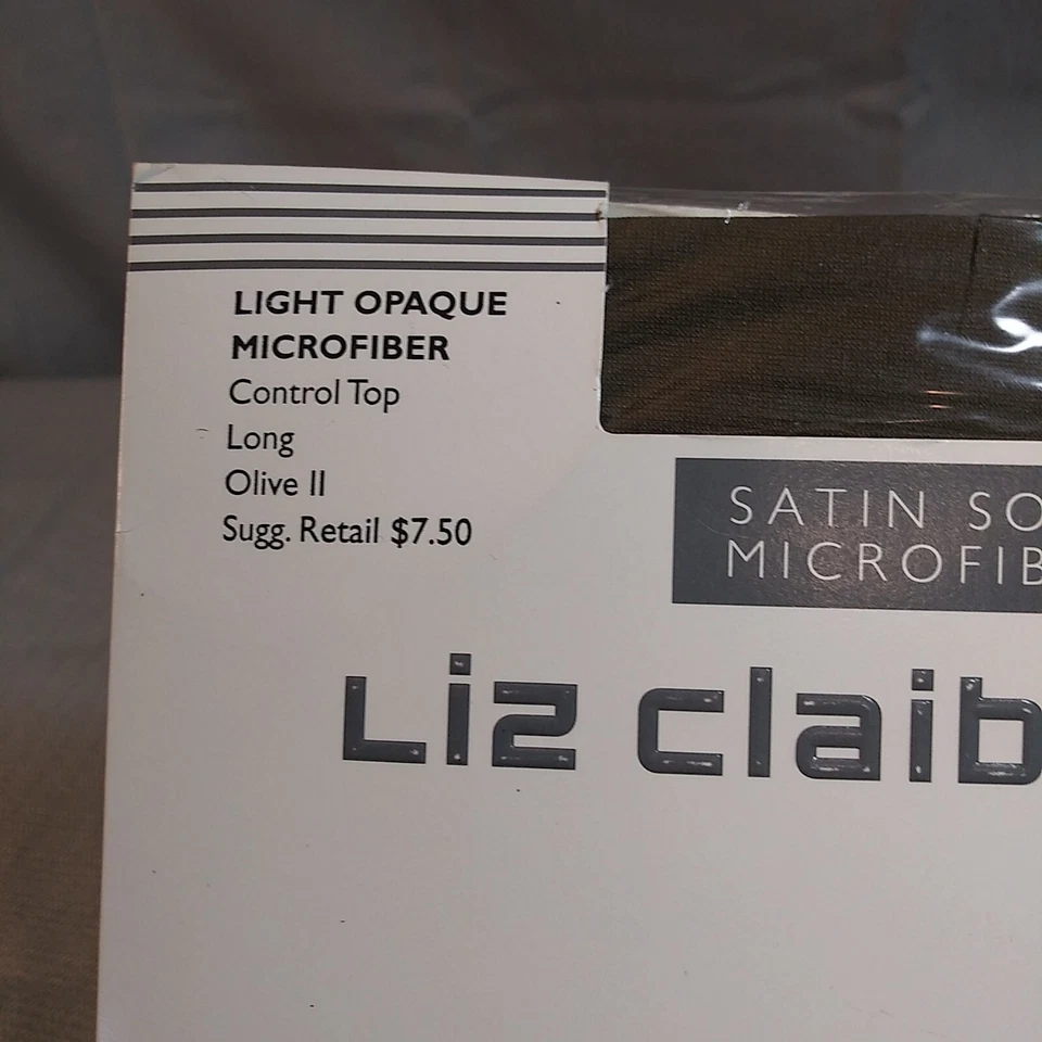 Pantimedias Liz Claiborne Light Opacas Microfibra Control Largo Top Olive II Foto 3 de 4