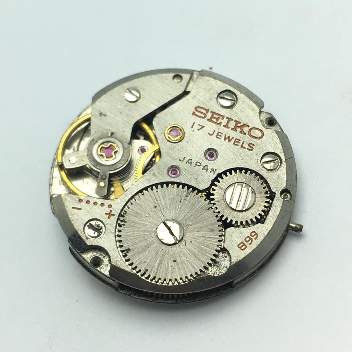 Seiko 66B Manual Winding Watch Movement For Parts Vintage