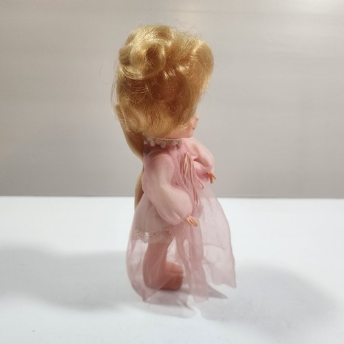 Vintage Kamar Doll Big Eyes Pink Angel Wings 8" Japan Mid Century Modern - Picture 5 of 13