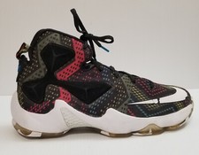 Nike LeBron XIII BHM Black History Month Basketball Shoes Boy s Sz 7Y 836436-910