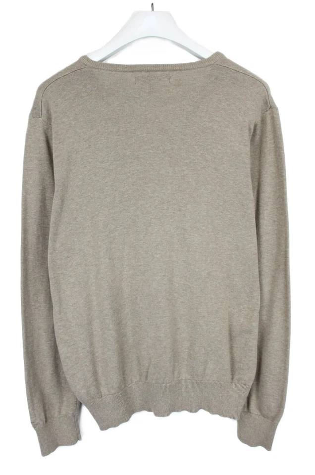 Свитер мужской Ben Sherman средний эластичный с V-образным вырезом узор меланж - Изображение 2 из 4