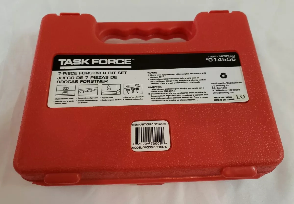 7 piece 2024 forstner bit set