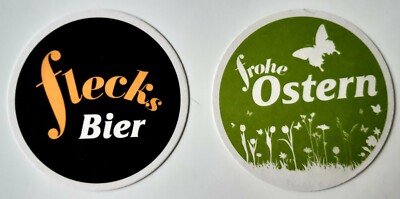 Flecks Bier___Frohe Ostern___Bierdeckel Österreich