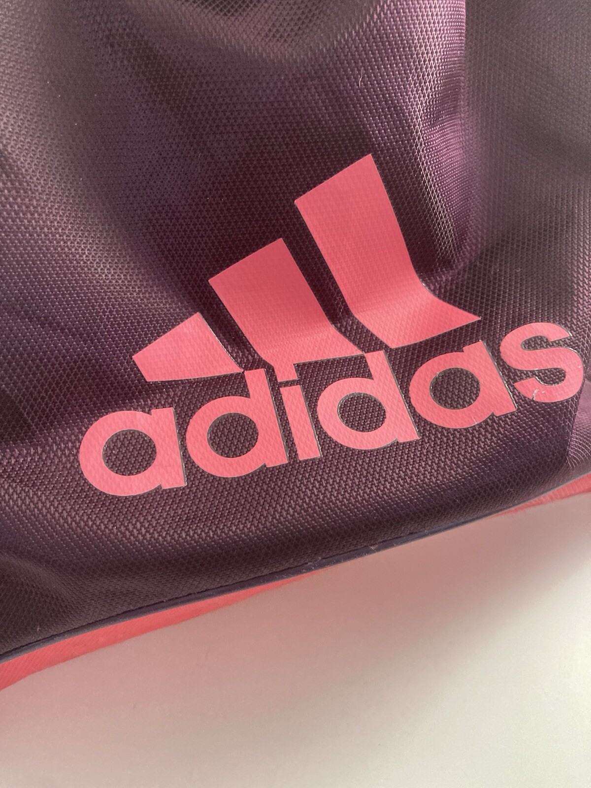 Adidas String Bag Drawstring Backpack Purple And … - image 5