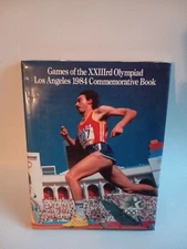Games Of The 23rd Olympiad Los Angeles 1984 Commemorative Book HC/DJ 