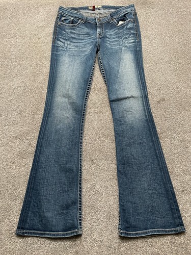 Jean Boot-cut BKE Sabrina Stretch – Taille 28, Longueur 31.5, Délavé, Occasion Très Bon état