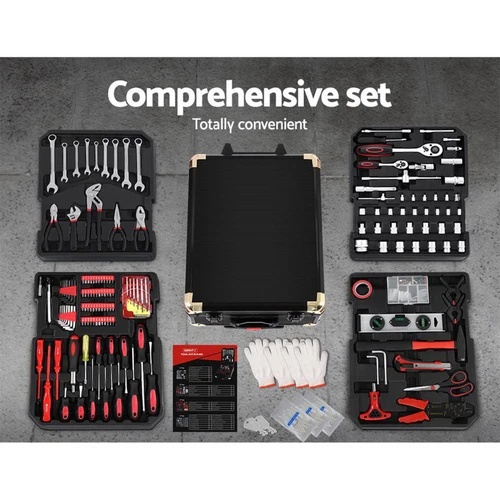 Giantz 816pcs Tool Kit Trolley Case Mechanics Box Toolbox Portable DIY Set NEW - Picture 3 of 6
