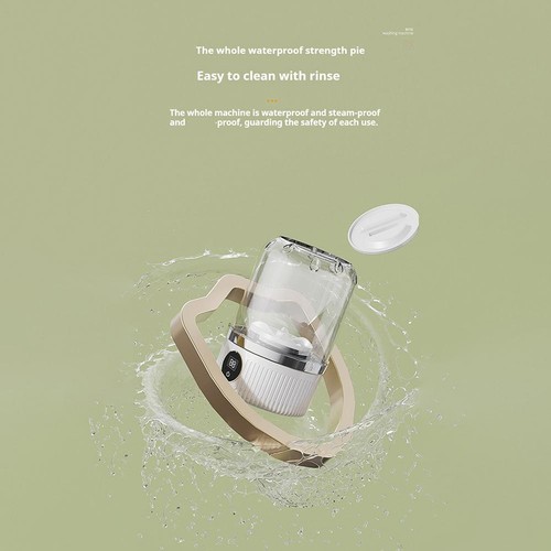 Mini Portable Washing Machine Rechargeable Compact New Home For Camping G0D0 - Picture 12 of 24
