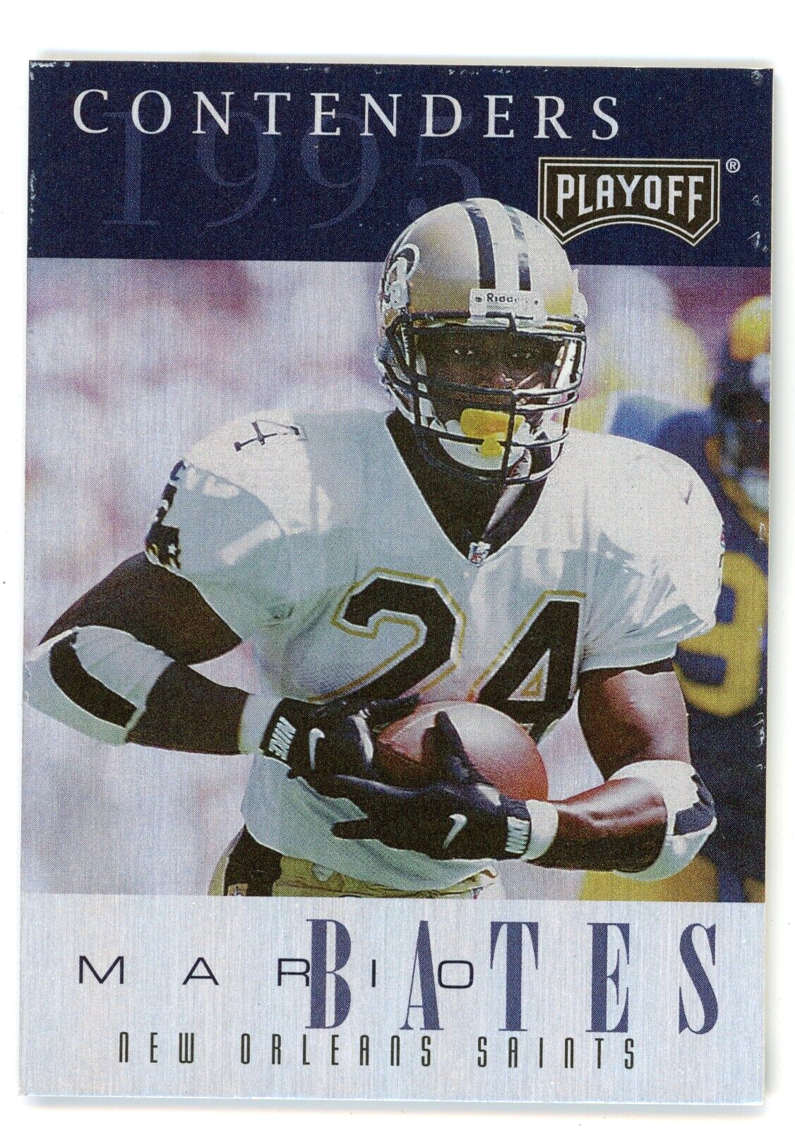 1995 Playoff Contenders Mario Bates Card #24