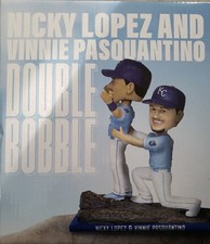 KC Royals Nicky Lopez and Vinnie Pasquantino Dual Bobblehead SGA 06/18/23