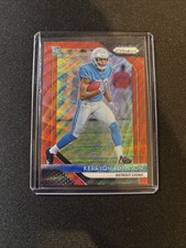 Kerryon Johnson 2018 Panini Prizm Rookie Red Wave Prizm RC /149 #217 Lions Card. rookie card picture