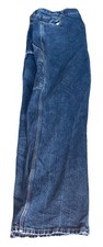 Dickies Mens 38x32 Blue Denim Straight Leg Carpenter Jeans Workwear