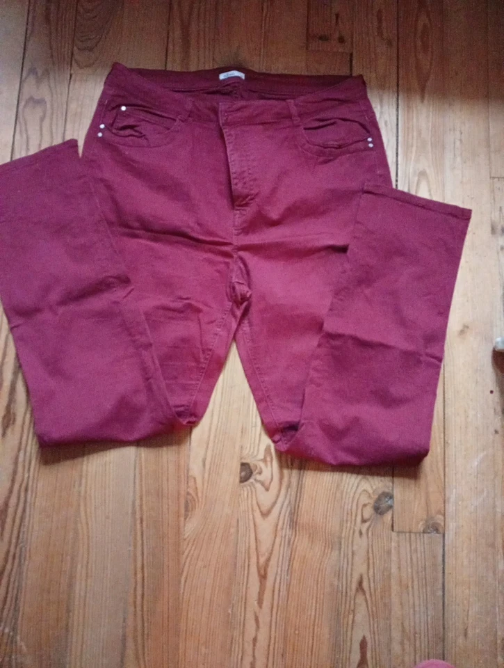 Pantalon Femme Bordeaux 48 - Photo 1/1