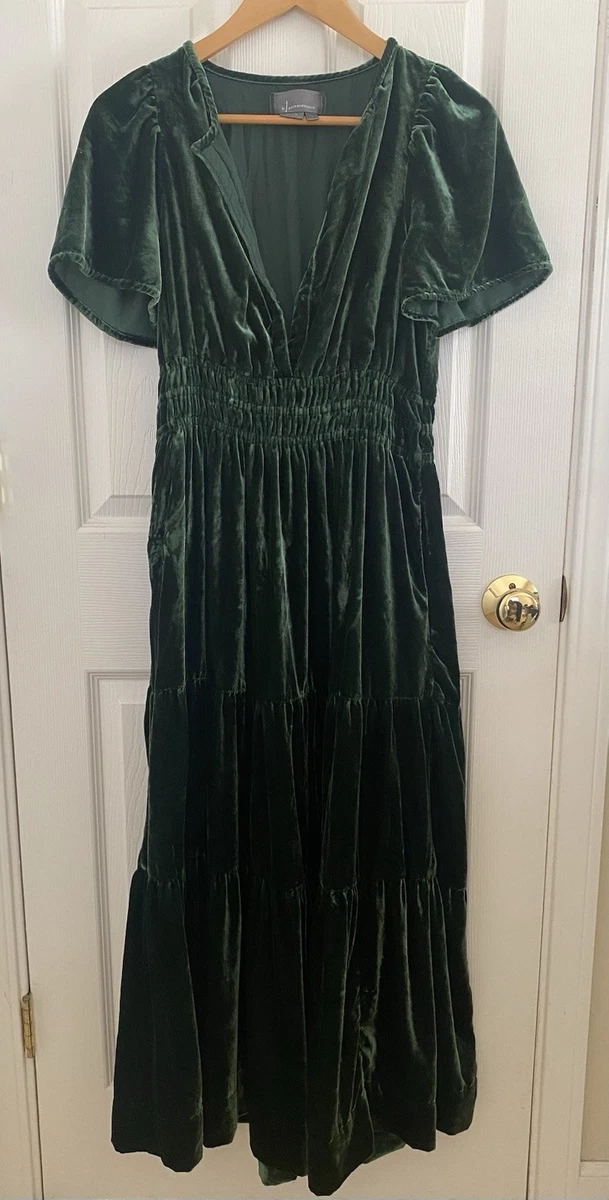 anthropologie dark green dress Dresses for Women for sale twinning color:Burgundy Silver Mist Bridesmaid Dress V neck